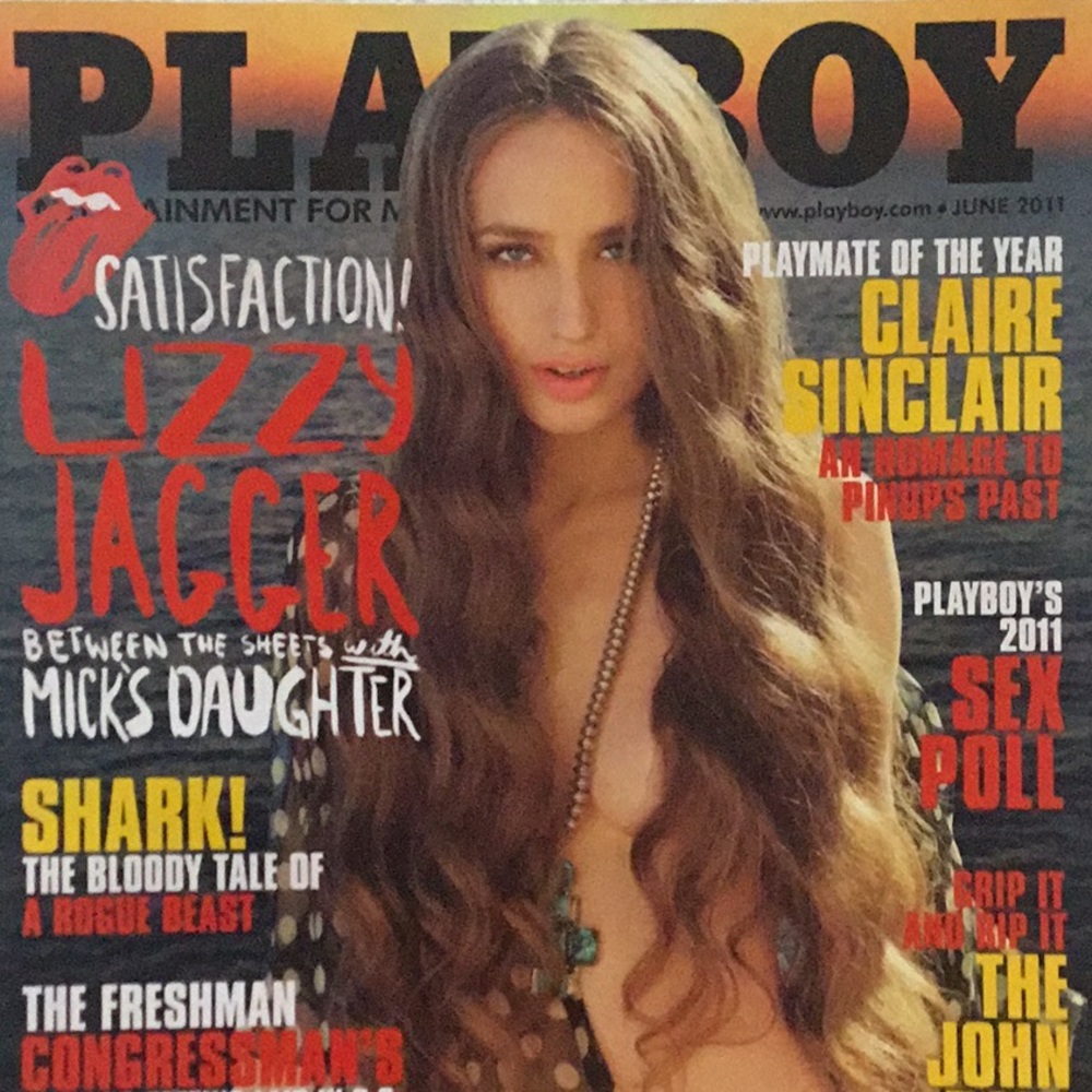 Playboy Magazine June 2011 Lizzy Jagger Mick Jagger’s Daughter PMOY